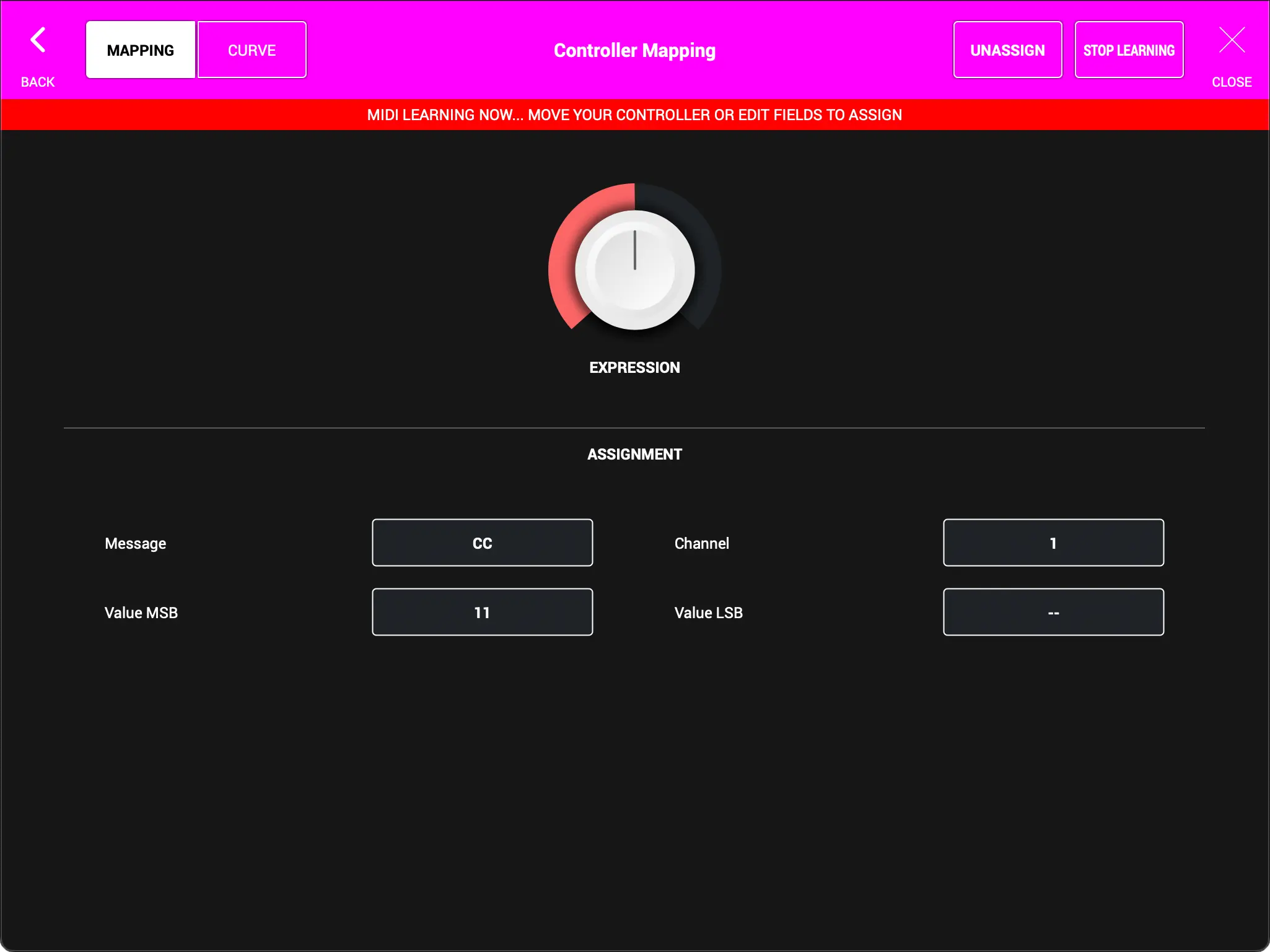 MIDI Mapping - Learn